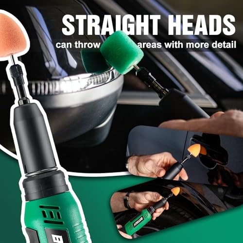 image for BATOCA S6 Mini Polisher Cordless Polisher for Car Detailing, 2x2.0Ah B
