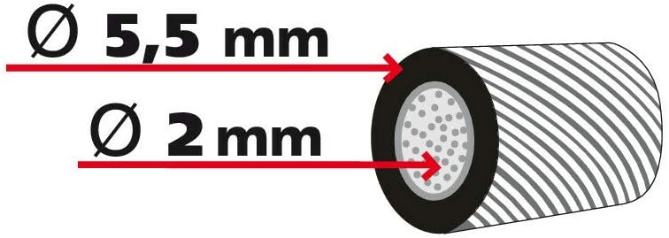 Lampa 97943 Tir Cable with Cable lugs - 37 m