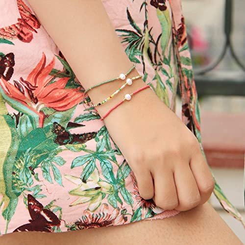 Kelitch Women Friendship Bracelets Miyuki Beads Strand Bracelets Handmade Fashion 3 Pcs Pearl Bracelets Bangles #TOP2