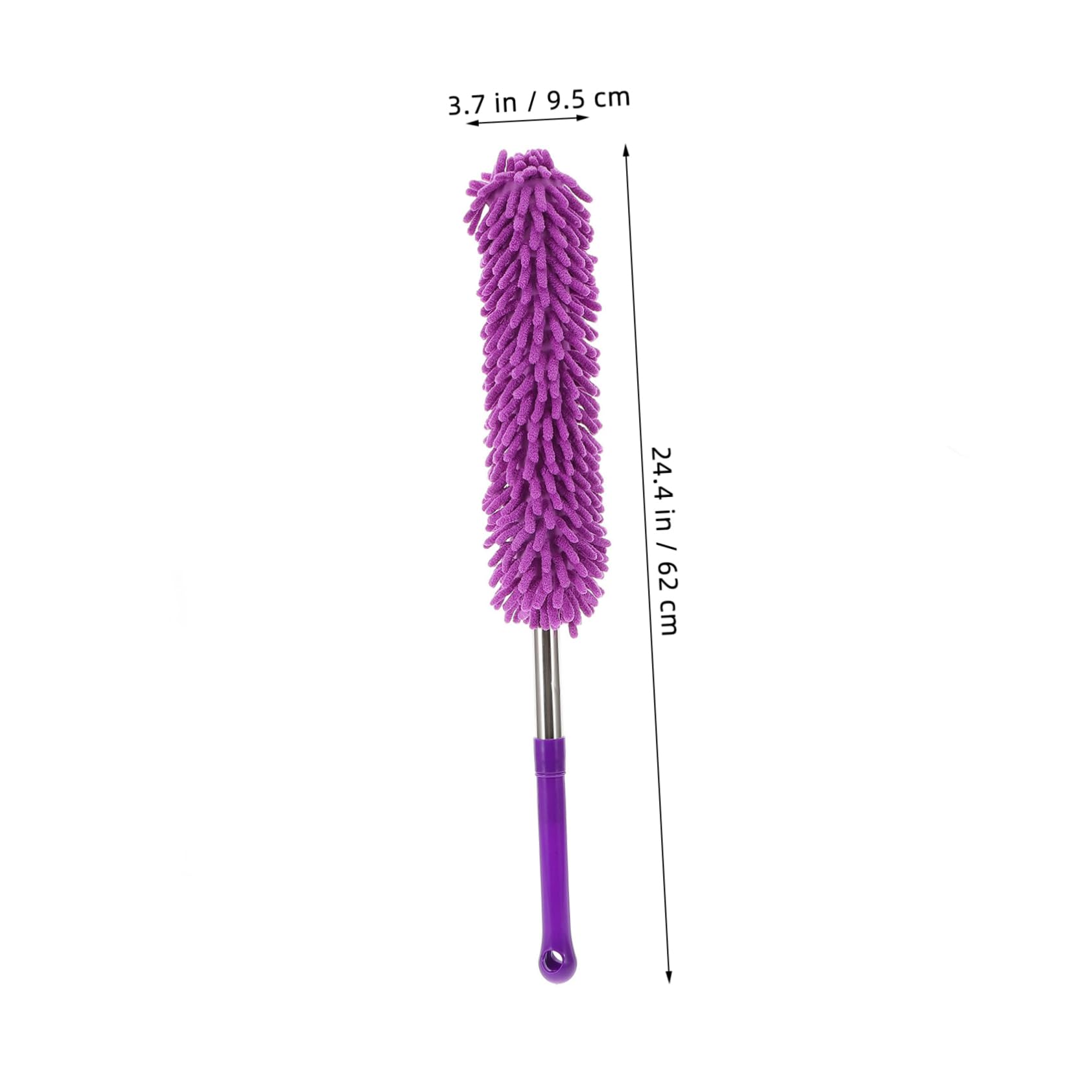 KICHOUSE Dust Cleaner Tool for Hard to Reach Areas Extendable Chenille Duster for Home
