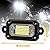 4 Pods Rock Lights(White)?60 LEDs High Power Chips IP68 Waterproof for Pickup Trucks SUV UTV ATV RZR (15FT Extension Wires Per Pod)