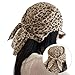 Shurhome Animal Print Scarf Fashion Women Headscarf Everyday Commuters Head for Casual Outings Vintage Styles