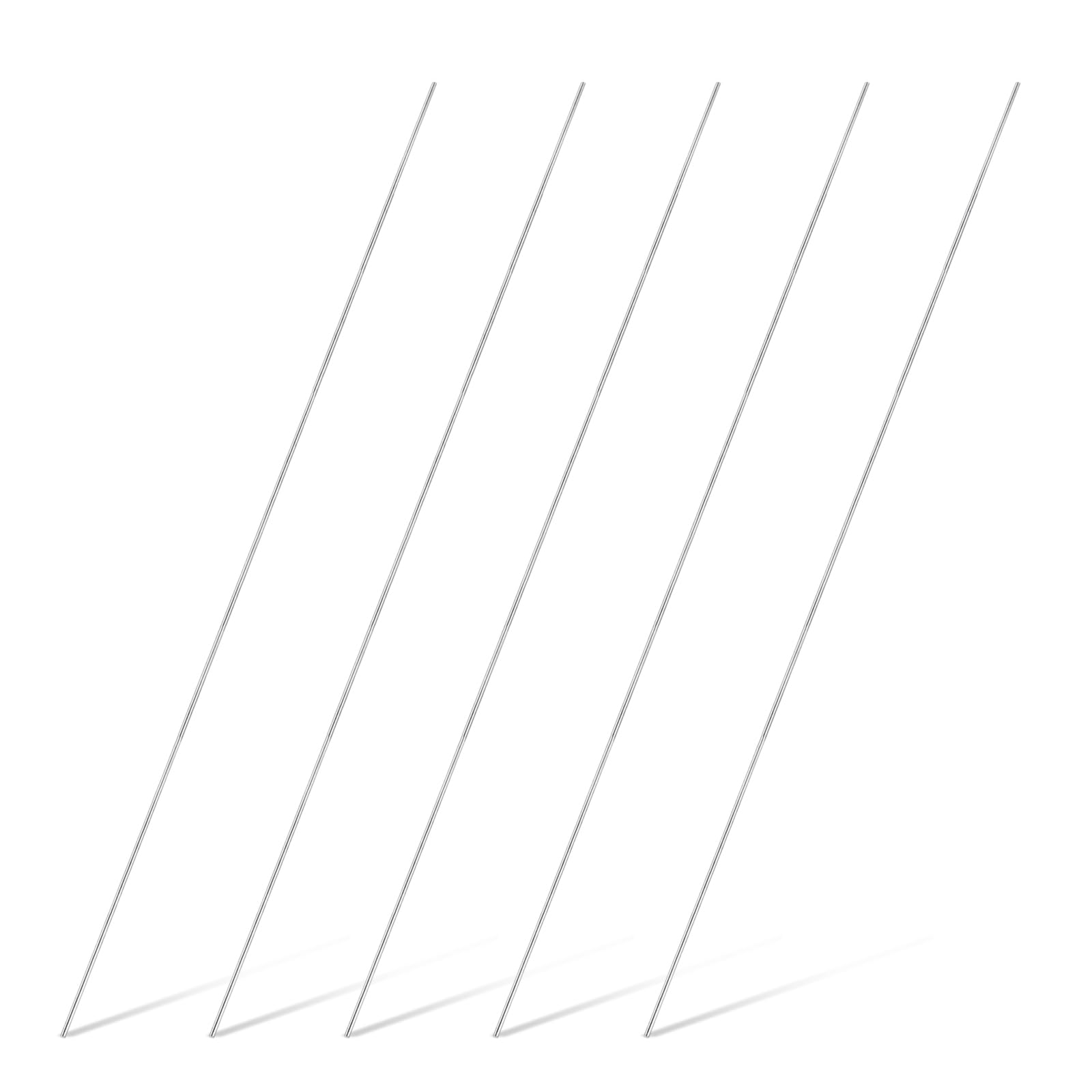 Barra Rotonda In Acciaio Inox 316 5/64"(2mm) 15.75"(400mm) Confezione Da 5