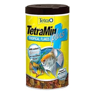 TetraMin Plus Tropical Flakes, Cleaner and Clearer Water Formula, 1-Ounce
