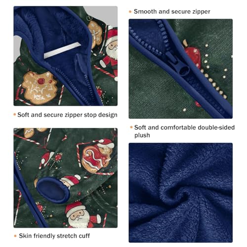 CHIFIGNO Fleece Jacket for Boys Girls, Boys' Fashion Hoodies Sweatshirts for Toddler Kids with Pockets3