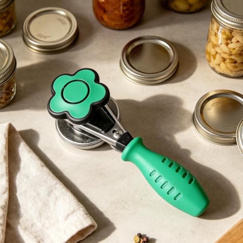 Máquina prensadora de latas ajustable con sistema de cierre ergonómico portátil 4