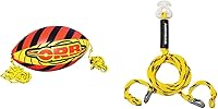 Vista 1 de Airhead Orb - Cuerda de tubo remolcable, bola de rendimiento y arnés de remolque resistente para tubos remolcables, esquís acuáticos, tablas