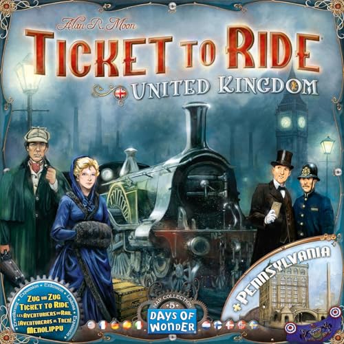 Ticket to Ride United Kingdom + Pennsylvania miniatura 2