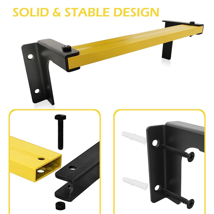 ISOP Wall-Mounted Climbing Rungs 5, Yellow, Set of 5 Rungs - Image 4