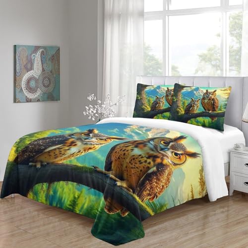 Housse de couette single avec fermeture éclair cachée microfibre