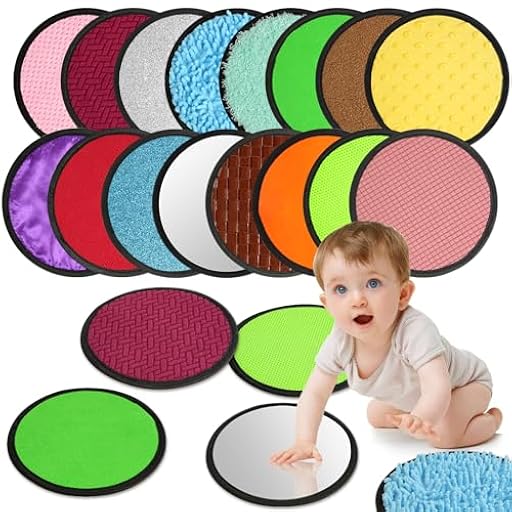 Vicloon Baldosas Sensoriales para Niños, 16 Piezas de Azulejos Sensoriales para Niños Autistas, Antideslizante, Juguete Táctil para Niño Exploración Sensorial (Redondo) | Ya disponible en tu tienda friki favorita! En mundofriki.es! Vicloon Baldosas Sensoriales para Niños, 16 Piezas de Azulejos Sensoriales para Niños Autistas, Antideslizante, Juguete Táctil para Niño Exploración Sensorial (Redondo) | Ya disponible en tu tienda friki favorita! En mundofriki.es!