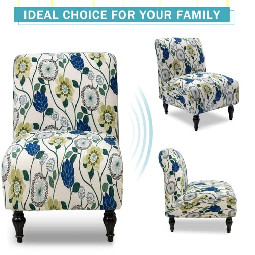 Armless-Accent-Slipper-Chair-Cover-SlipcoverStretch-Spandex-Removable-Fabric-Non-Slip-Silp-Cover-for-Accent-Chair-Without-arms-Furniture-Protector-for-Living-Dining-Room Armless Accent Slipper Chair Cover SlipcoverStretch Spandex Removable Fabric Non Slip Silp Cover for Accent Chair Without arms Furniture Protector for Living Dining Room