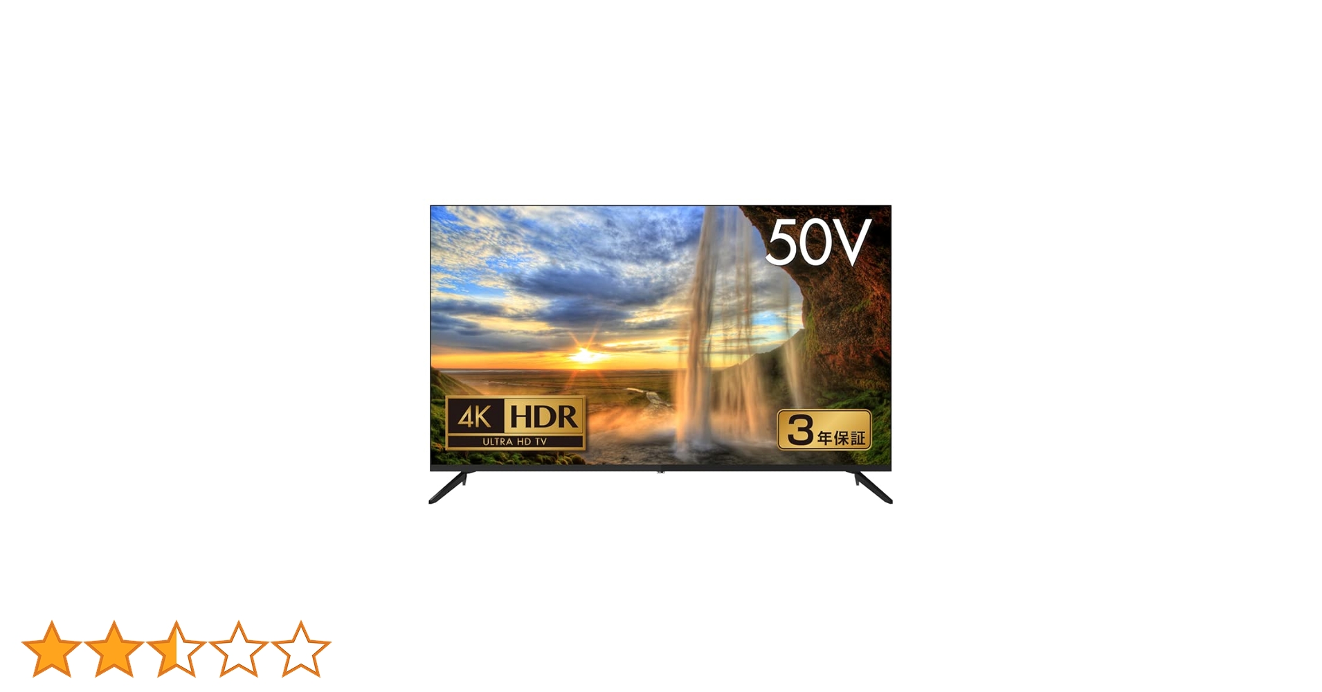 Amazon | グリーンハウス 4K／HDR対応50V型ベゼルレス
