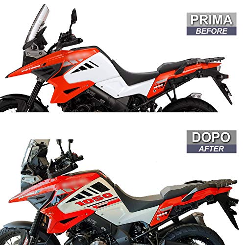 3D Resinate Tank Sticker For 2020 Suzuki V-Strom 1050 – Motorcycle Decal