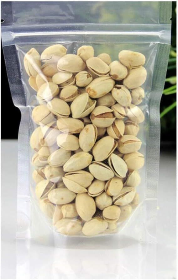 Nxtgen Ayurveda Zip Lock Pouch Stand up | 16 x 10cm | Pack of 50 | Food grade | Transparent | Resealable | 100g