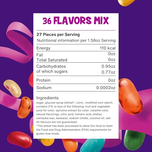 The Jelly Bean Planet Easter Egg Candy Jelly Beans Gift, Pack of 5, 8 oz x 5 - Gourmet Jellybeans with 36 Natural Fruit Flavors, Kosher, Gluten Free - Bunny Easter Egg Box, Allergen Friendly Gifting - image 2