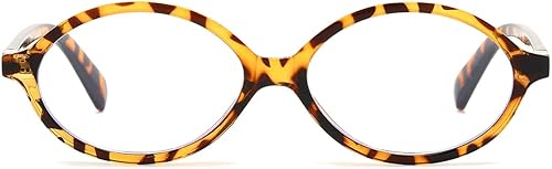 Miniatura 2 de JOVAKIT Lentes retro ovalados con bloqueo de luz azul para mujer, estilo vintage de los años 90, lentes pequeños con marco ovalado