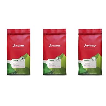Juan Valdez Cumbre Whole Bean Coffee, Dark Roast 16 OZ - 100% Colombian Coffee - Expert blend of Colombian coffees with intense flavors and dry fruits notes Pack of 3