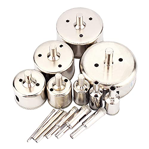 Set de 14 brocas recubiertas de diamante de 3-70 mm miniatura 7