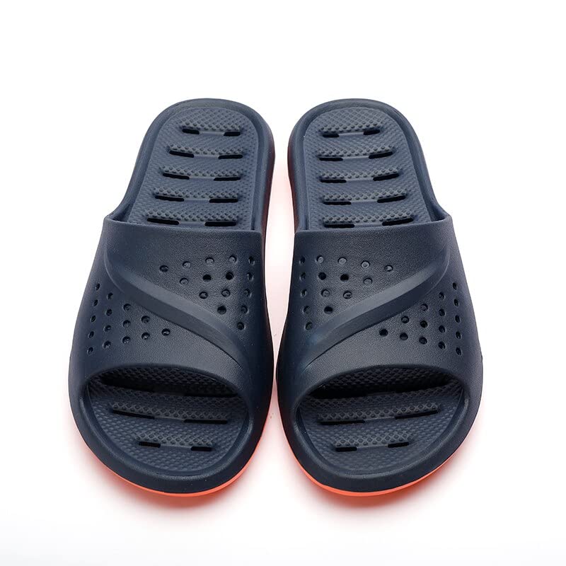 Zapatillas de Ducha para Hombre de Secado rápido, Antideslizantes, para baño, Piscina, Playa, Sandalias deslizantes (Gray 9.5)
