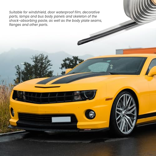 Bestmoy Car Headlight Sealant Butyl Tape, Auto 13FT/4M Silent Sealing Tape, Waterproof Sealant Caulk Tape for Car RV Truck SUV Door Audio Headlights Taillights