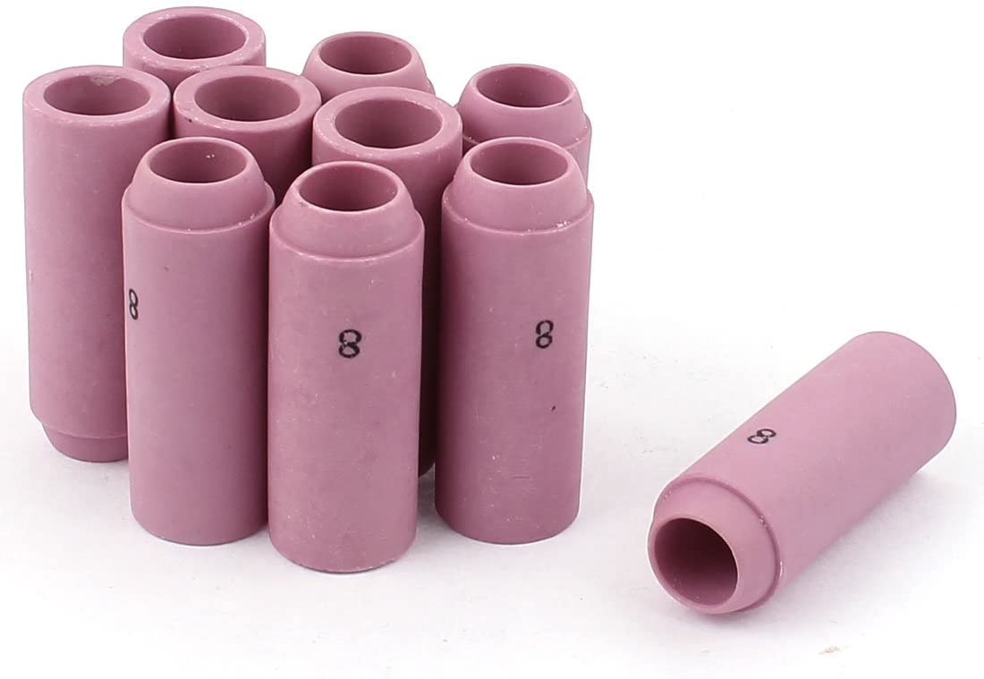 XYWHPGV 10pcs Ceramic Cup Nozzles 10N46 8 Purple for TiG Welding Torch(e4077 e8d6d 7691b e5702 1f9a5 02027