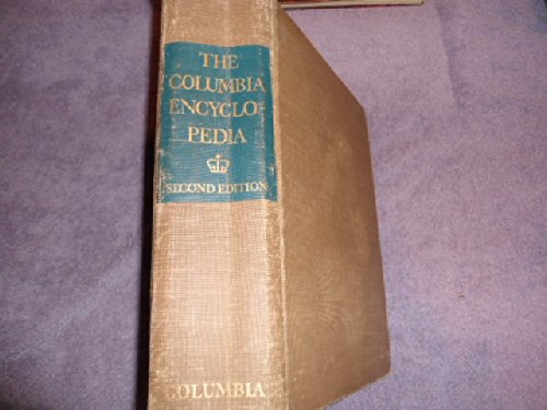 Columbia Encyclopedia second edition B003VC7SWW Book Cover