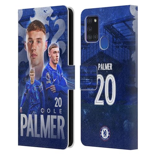 Étui en cuir Chelsea FC Cole Palmer rigide pour Samsung A21s