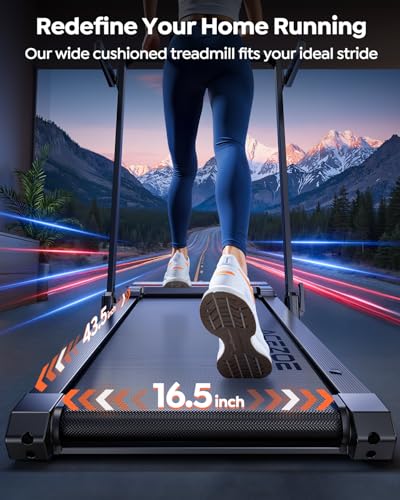 Motorized Folding Treadmill with Incline