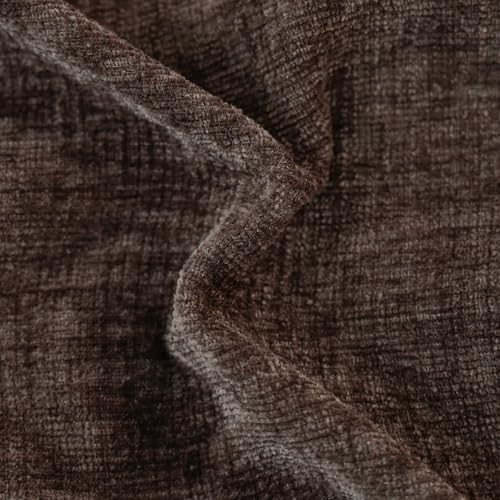 Image of CaliTime Throw Pillow Covers Decorative 18 X 18 Inches Pack of 4 Cozy Chenille Cushion Cases for Couch Sofa Bed Living Room Home Coffee