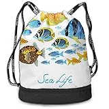 Stylish & Durable : Our Gym Sack Pack / Daypack are The Perfect Addition to Your Fitness Gear Collection and Optimal for Any Indoor or Outdoor Activities Also A Great Gift for Your Friends and Famil