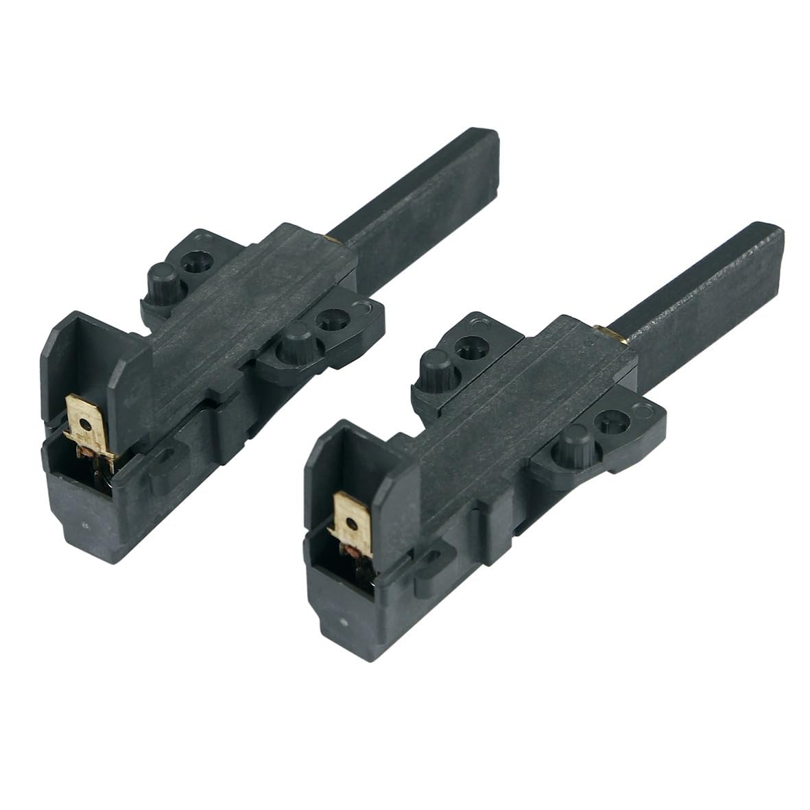easyPART passend für BOSCH 00639025 4x Kohle Kohlebürsten Motorkohle | Waschmaschine Siemens, Je 5 mm Halter Gesamtlänge, 00628734, 1628, Kohlen, Askoll, Federn, Motor, 2paar, 2x