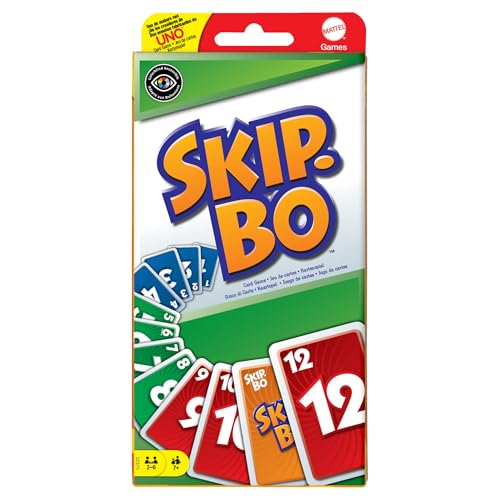 Mattel Games UNO Skip-Bo Juego de Cartas (Mattel 52370 )