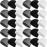 SGBETTER 30 Pack Kids Beanies Bulk Winter Knit Beanie Hats Colorful Warm Skull Cap Knit Hat for Boys Girls Cold Weather Outdoor Sports Play