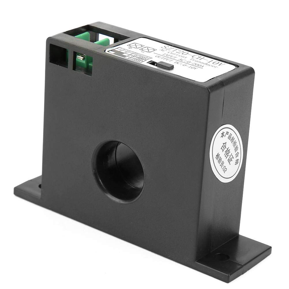 Émetteur de courant alternatif, protecteur de surcharge de transducteur AC 0-200A Sortie DC 0-10V SZT20-CH-10V