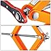PM PERFORMOTOR 2 Tons(4,409 lbs) Scissor Lift Jack with Labor-Saving Ratchet Wrench for Most Cars,3.85'' - 17.4'' Lifting Range, Orange,PM-TOL-SJ20-OG