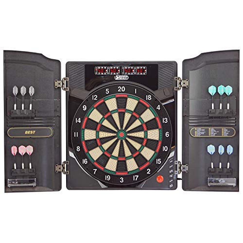 B Best Sporting electrónica Oxford 2.0, Diana con 12 Dardos y Puntas de Repuesto, con 4 Luces LED, Incluye Adaptador de alimentación, Unisex-Adulto, 64 x 52 x 7 cm Cover