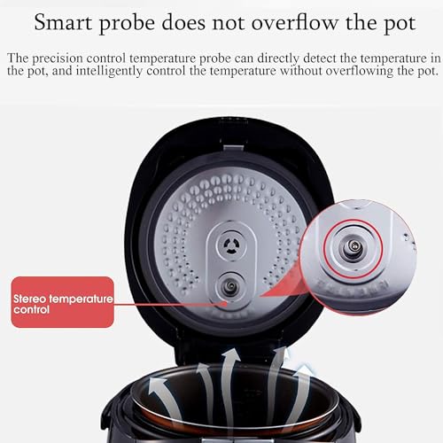 Kommerzieller Bubble Milk Tea Maker und Tapioka Pearl Kocher mit Speisenwärmer für Bäckereien und Dessertläden, langlebiger 5-Liter-Einsatz, 110 V