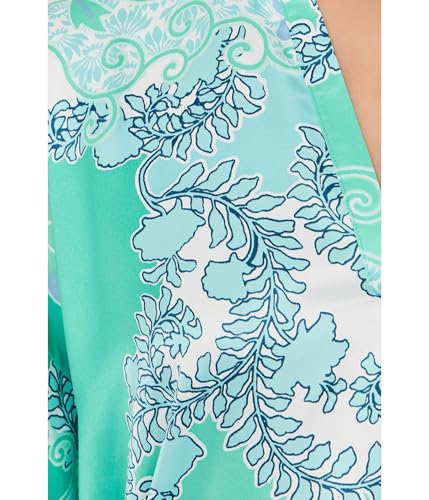 Image of N by Natori Flourish Printed Satin Caftan