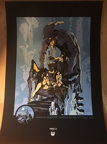 Lauffray – Festival solliès 2002 – Firmato – 60 x 40 cm mostra/Poster
