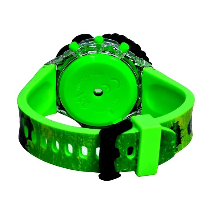 Image of Acnos Kids Edition Digital Watch - Spiderman, Captain America, Ironman, Ben10, Hulk - Disco LED Musical Watch for Boys and Girls