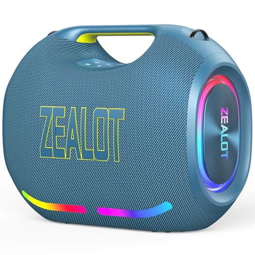 Image of 250W(RMS) / 300W (Peak) Bluetooth Speaker,Portable Wireless Speaker with Powerful Sound /Deep Bass, Multi-device Pairing, IPX6 Waterproof, 5.3 BT, 48000mAh Long Playtime for Party, Outdoor, Home (Blue)