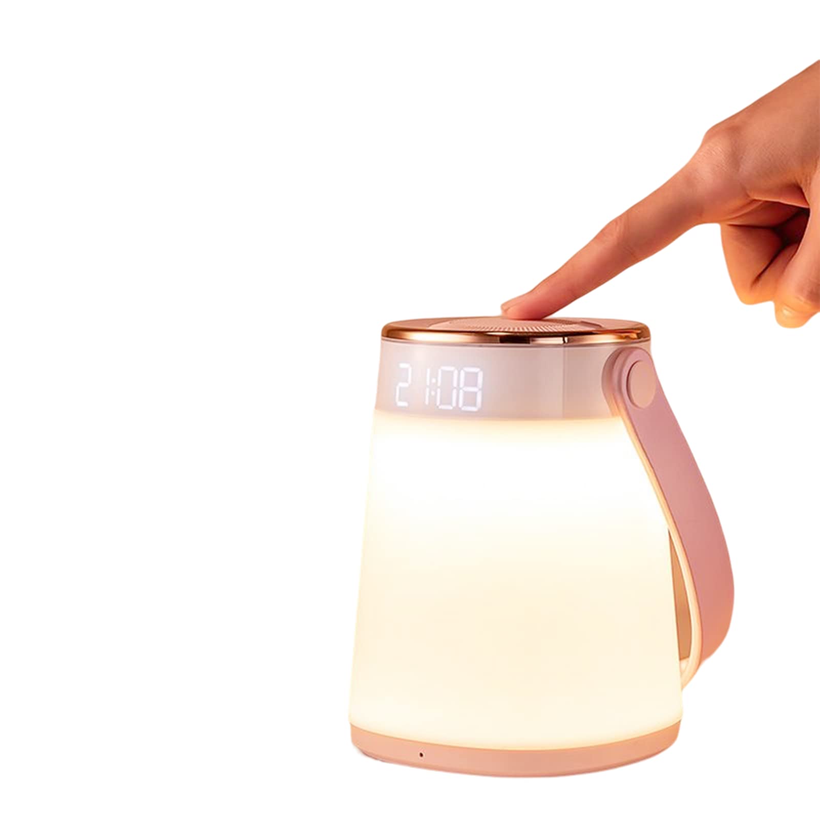 Comodino Luce Notturna Ampia Gamma Di Applicazioni Per La Camera Del Bambino, Luce Notturna Con Sveglia, Lampada Ricaricabile USB Per Camera