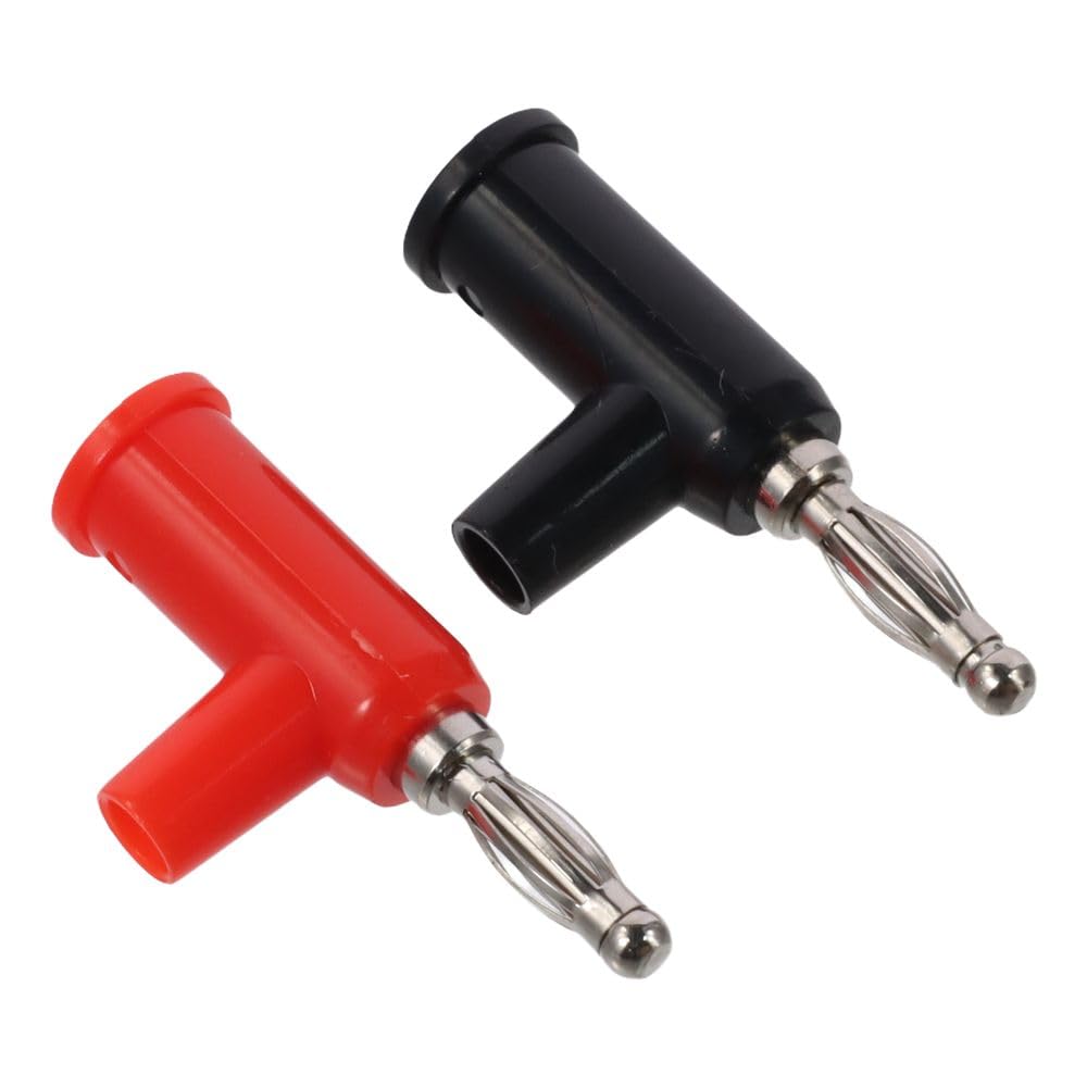 Banana Plug 10Pcs 4mm Banana Plugs Stackable Solderless Banana Plug Durable Banana Plug Connector for Security Accessories