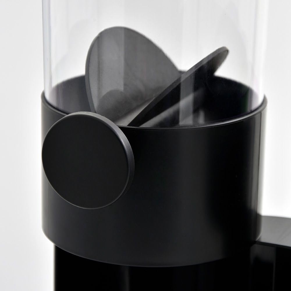 mikamax Dispenser di Cereali 2×3L - Dispenser di Design per Cornflakes, Muesli e Cereali per la Colazione - Doppio Contenitore Trasparente - Igienico e Salvaspazio