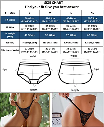 Knowyou 10/6 Pack G-String Thongs For Women Sexy Lace Low Rise Underwear For Ladies No Show T-Back Tanga Panties #TOP3