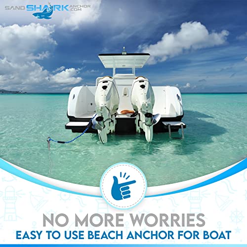image for SandShark Lite Series Boat Anchor, Sand Anchor, Shallow Water Anchor f