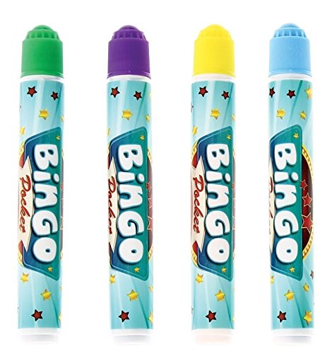 Pack DE 12 ROTULADOR Bingo Pocket para TACHAR CARTONES DE Bingo Cover