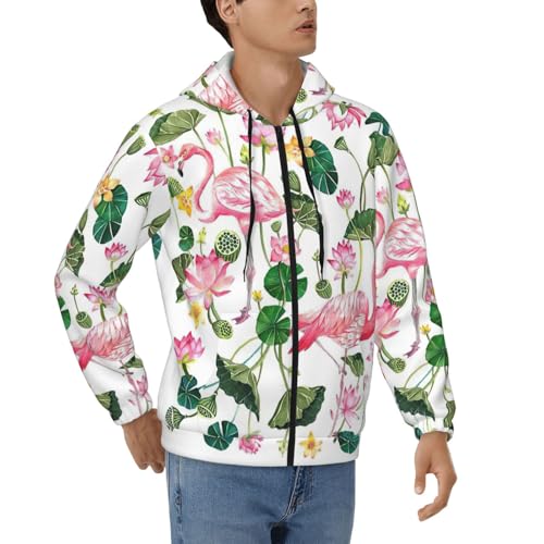 Sweatshirts Tailles S-3xl Hommes Zipper | Veste Capuche Épaisse Motif Feuilles