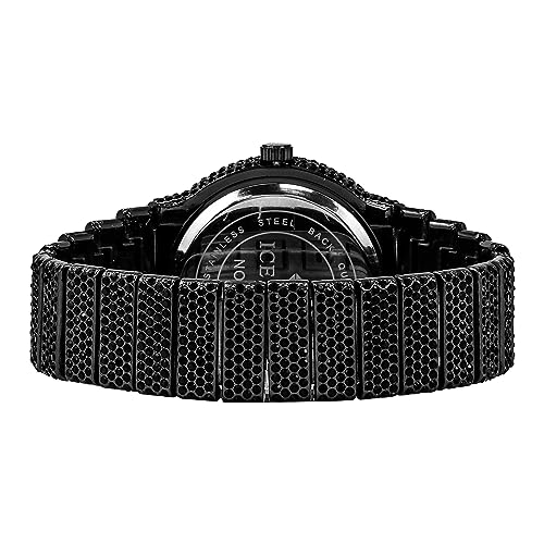 Image of ICE STAR Men's Fully Iced Diamond Watch, 46mm Case